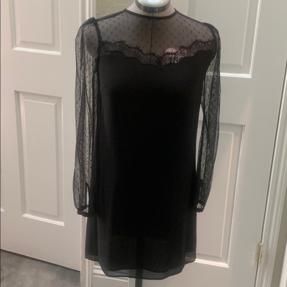 Michael Kors black lace dress - Sz P